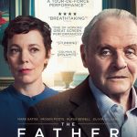 Film poster for The Father with Anthony Hopkins and Olivia Colman